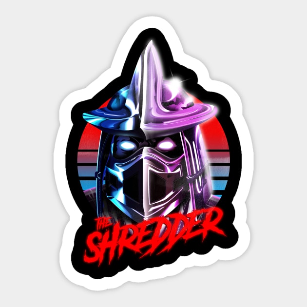 The Shredder Sticker by geeeeeeeeeeeek